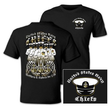 NavalTees Men's USN CPO Brothers and Sisters Tee