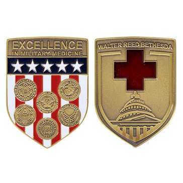 Vanguard Walter Reed Bethesda Shield Coin