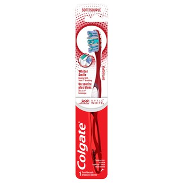 Colgate 360 Advanced Optic White Toothbrush Soft