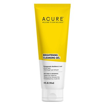 Acure Brilliantly Brightening Cleansing Gel 4oz