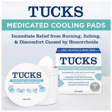 Tucks Medicated Cooling Hemorrhoidal Pads 100ct