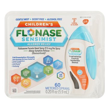 Flonase Children's Sensimist 24hr Allergy Relief Nasal Spray 60 Sprays, .2oz