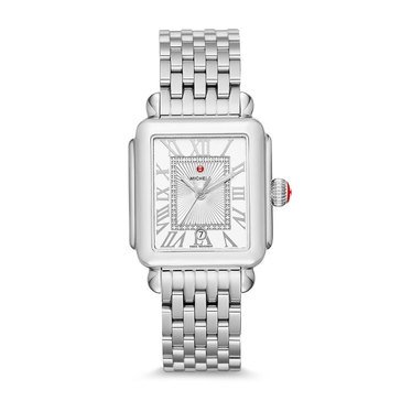 Michele Women's Deco Madison Stainless Diamond Watch