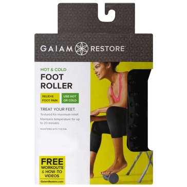 Gaiam Yoga Restore Hot Cold Foot Roller