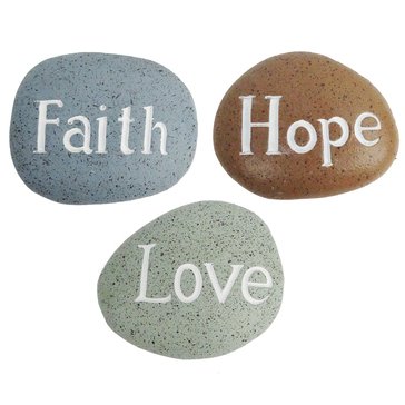 Simple Words To Live By Decor Stones