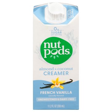 Nutpods Unsweetened French Vanilla Creamer 11.2oz