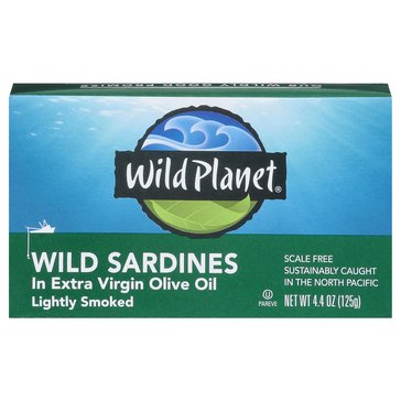 Wild Planet Wild Sardines in Extra Virgin Olive Oil, Lightly Smoked