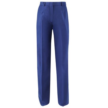 Army Women's Blue Poly/Wool Slacks without Braid