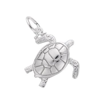 Rembrandt Sterling Silver Sea Turtle Charm