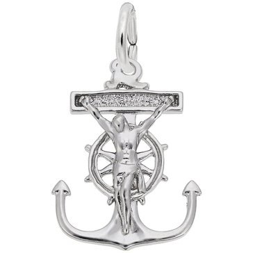 Rembrandt Sterling Silver Mariners Cross Charm