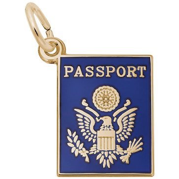 Rembrandt 14K Passport Charm