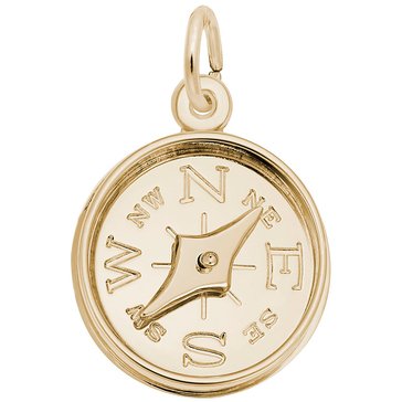 Rembrandt 14K Compass Charm