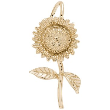 Rembrandt 14K Sunflower Charm