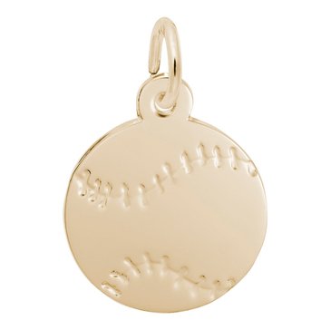 Rembrandt 14K Baseball Charm