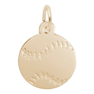 Rembrandt 14K Baseball Charm