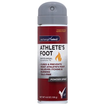 Exchange Select Athletes Foot Powder Spray, 4.6oz
