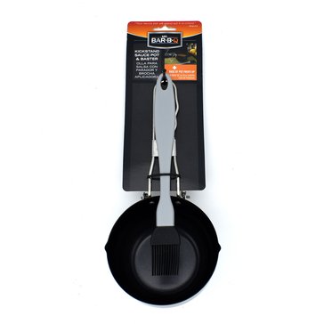 Mr. Bar-B-Q Kickstand Sauce Pot And Silicone Baster