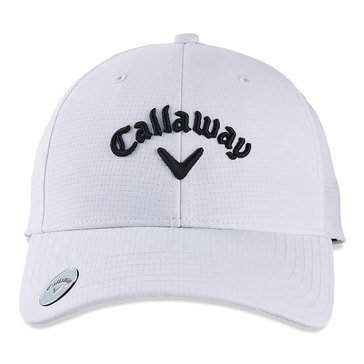 Callaway Hat 2019 Stitch Magnet w. Callaway Branded Ball Marker ADJ White