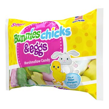 Spangler Marshmallow Bunnies, Chicks and Eggs, 10oz