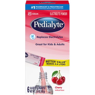 Pedialyte Powder Cherry 6-Count Packs