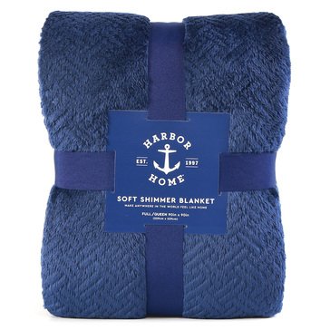 Harbor Home Ultrasonic Shimmersoft Blanket