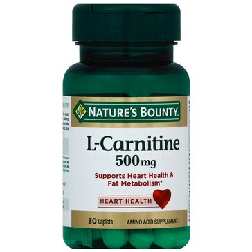 Nature's Bounty L-Carnitine 500mg Tablets, 30-count