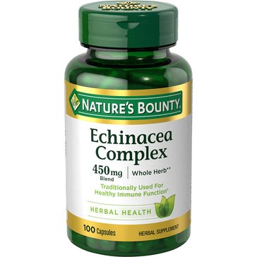Nature's Bounty Herbal 450mg Echinacea Complex, 100-count