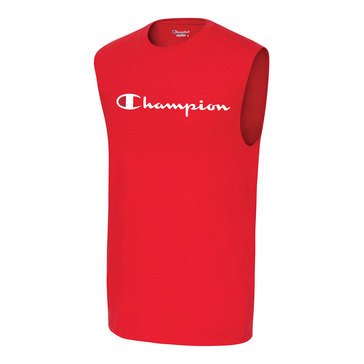 Champion Sleeveless Classic Jersey Graphic Muscle Tee