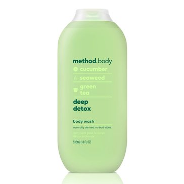 Method Men Deep Detox Body Wash 18oz
