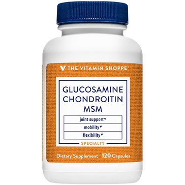 The Vitamin Shoppe Glucosamine Chondroitin MSM, 120 Caps