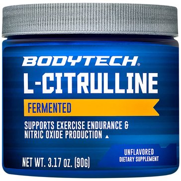 BodyTech L-Citrulline Fermented Unflavored Poweder, 30-servings
