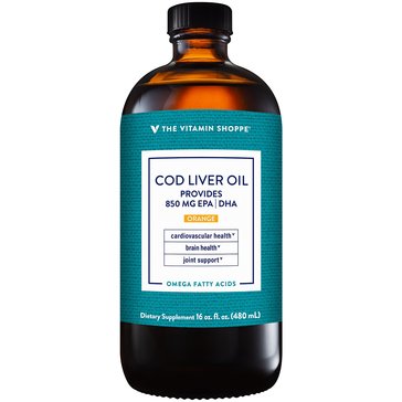 Vitamin Shoppe, Cod Liver Oil, 16 FL Oz.