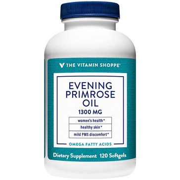 Vitamin Shoppe, Evening Primrose Oil 1300 MG, 120 Softgels