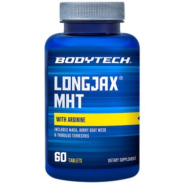 BodyTech Longjax MHT with Arginine includes Maca Tablets, 60-count 