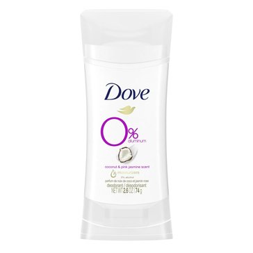 Dove Women's Zero Coconut Pink Jasmine Deodorant 2.6oz