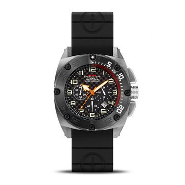 MTM Special Ops Patriot Silver Two-Tone Chronograph Watch 