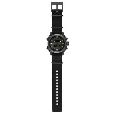 MTM Men's Air Stryk II Digital Analog Black Band Watch, 45m