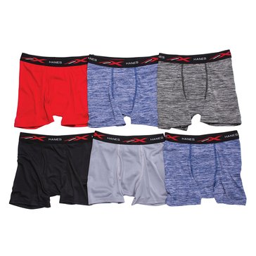 Hanes Big Boys' Space Dye Boxer Brief, Small