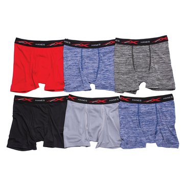 Hanes Big Boys' Space Dye Boxer Brief, Large