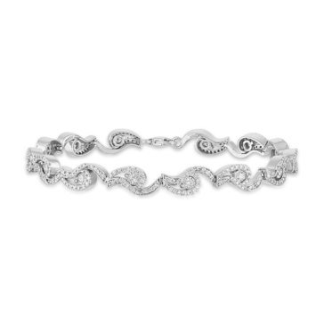 2 ct.tw. Diamond Paisley Bracelet, 14K