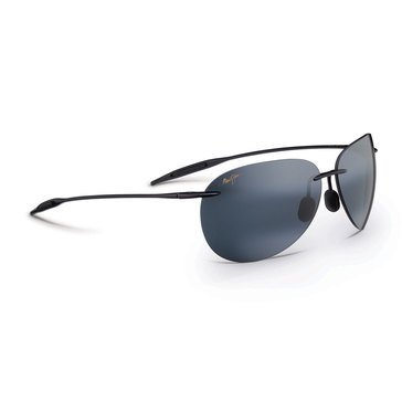 Maui Jim Unisex Sugar Beach Gloss Black Rimless Sunglasses