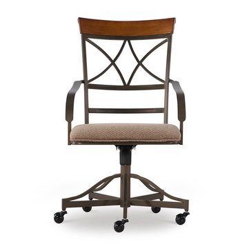 Powell Lummus Swivel Arm Chairs, Set of 2