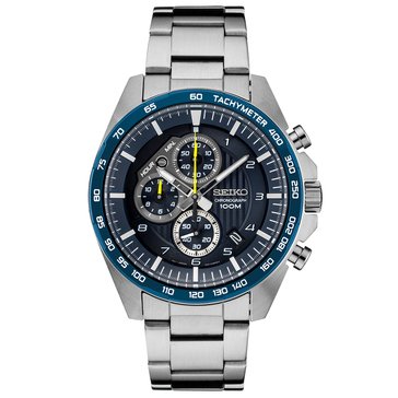Seiko Men's Essentials Stainless Steel Bracelet Watch 