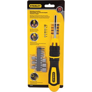 Stanley 20-Piece Multibit Screwdriver Set