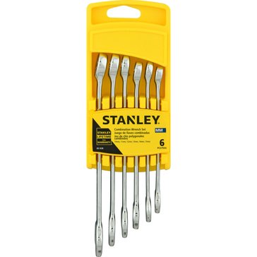 Stanley 6-Piece Combination Wrench Set Metric