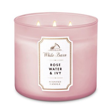 Bath & Body Works Rose Water & Ivy 3-Wick Candle