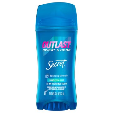 Secret Outlast Complete Clean Antiperspirant, 2.6oz