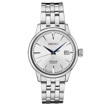 Seiko Men's Presage Stainless Steel Bracelet Watch
