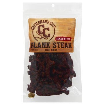 Cattleman's Cut Texas Style Flank Steak Beef Jerky, 9oz