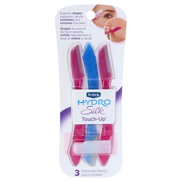 Schick Women's Silk Touchup Legs or Facial Razor 3-Count
